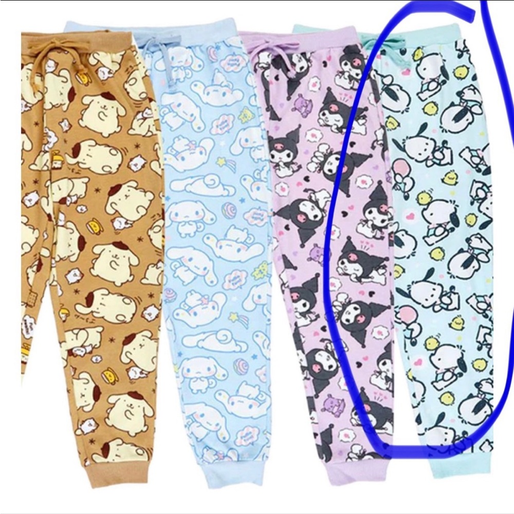 NWT Sanrio Pochacco Pajama Pants Sweatpants
